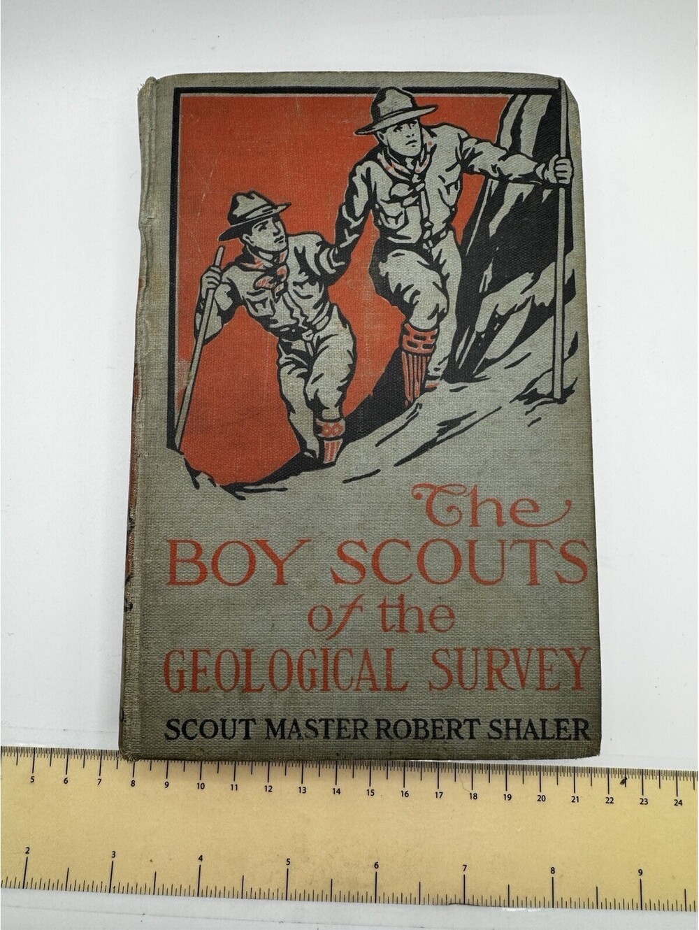 Boy Scouts Of The Geological Survey Scoutmaster Robert Shaler Book 1914